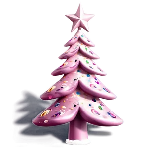 Baby Pink Christmas Tree PNG Tba80 PNG