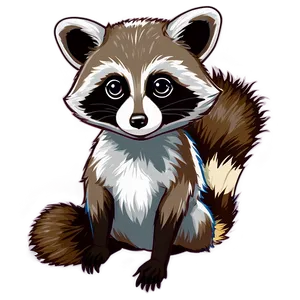 Baby Raccoon Clipart PNG 83