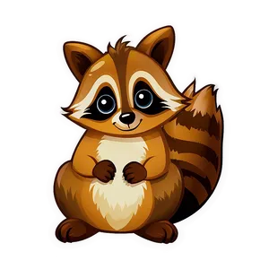 Baby Raccoon Clipart PNG Hob45