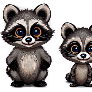 Baby Raccoon Clipart PNG Iwq
