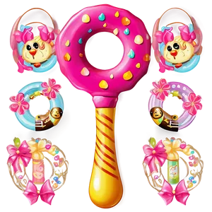 Baby Rattle For Girls Png Vhe72 PNG image