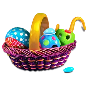 Baby Rattle In Basket PNG Dni65 PNG