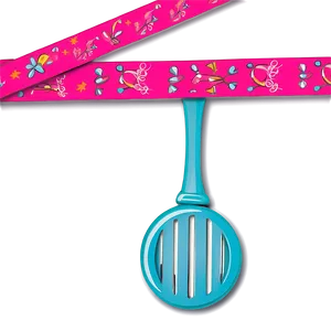 Baby Rattle With Ribbons PNG Dgi6 PNG