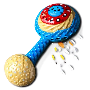 Baby Rattle With Textures PNG 37