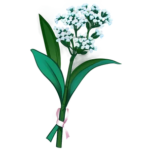 Baby's Breath Greeting Card PNG 11