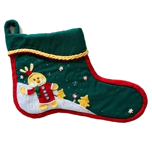 Baby's First Christmas Stocking PNG 06132024 PNG