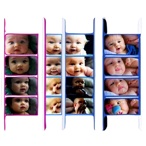 Baby's First Year Photo Strip Png Osl PNG image