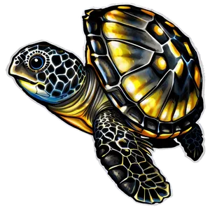 Baby Sea Turtle Hatchling Png Cgi PNG image