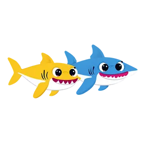 Baby Shark And Friends Png Mda82 PNG image