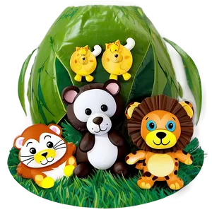 Baby Shower Animal Theme Decor PNG Tpr PNG