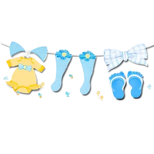 Baby Shower Banner Printable PNG Bhb78 PNG