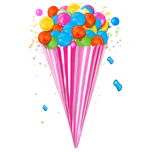 Baby Shower Confetti Popper PNG 06122024