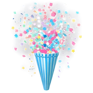 Baby Shower Confetti Popper Png 98 PNG image