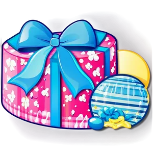 Baby Shower Gifts Illustration PNG 06122024
