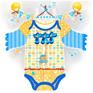 Baby Shower Onesie Decorating Png Als PNG image