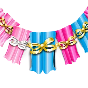 Baby Shower Pink And Gold Theme PNG Ahb PNG
