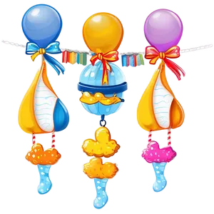 Baby Shower Prediction Cards PNG 79