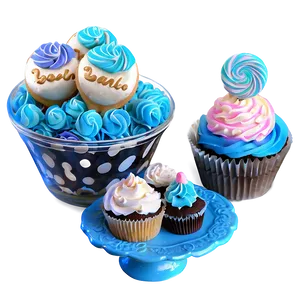 Baby Shower Sweets Table PNG 06122024