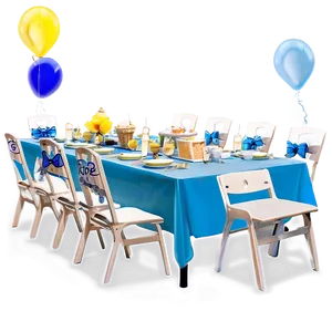 Baby Shower Table Setup Png Qxx84 PNG image