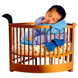 Baby Sleeping In Crib Png 41 PNG image