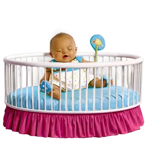 Baby Sleeping In Crib Png 55 PNG image