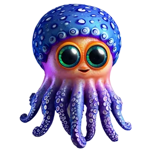 Baby Squid Cute Png Wdx26 PNG image