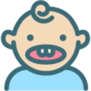 Baby Teething First Tooth PNG image