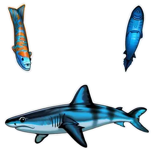 Baby Tiger Shark Cute Png 92 PNG image