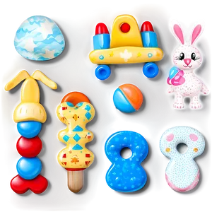 Baby Toys Set PNG Tio53