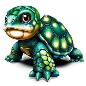 Baby Turtle Drawing PNG 61