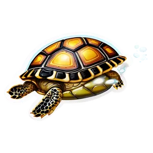 Baby Turtle With Bubble Png Oxl PNG image