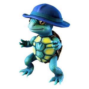 Baby Turtle With Hat PNG Iev75 PNG