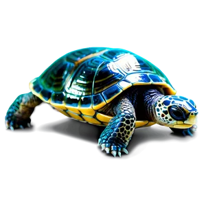 Baby Turtle With Sunglasses PNG 11