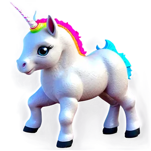 Baby Unicorn PNG 3