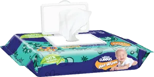 Baby Wet Wipes Pack Open