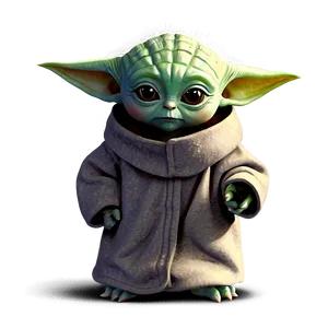 Baby Yoda And Friends Cartoon PNG Dpv