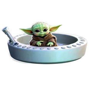 Baby Yoda And Mandalorian Png 59 PNG image