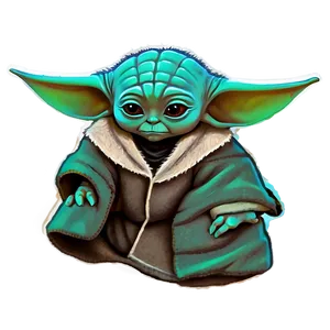 Baby Yoda And Mandalorian Png Bbq PNG image