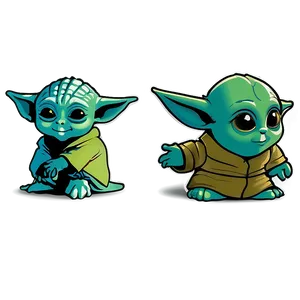 Baby Yoda Cartoon Drawing PNG 80 PNG