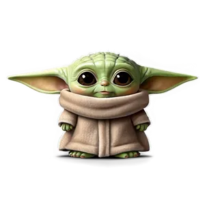 Baby Yoda Cartoon Emoji PNG 59