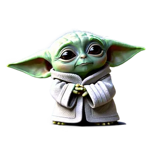 Baby Yoda Cartoon Fan Art PNG Mcs PNG
