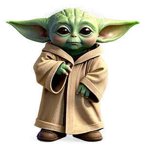 Baby Yoda Cartoon For Kids PNG Uaf61 PNG