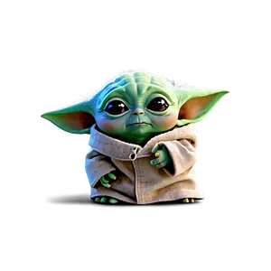 Baby Yoda Cartoon Phone Wallpaper PNG Mih PNG
