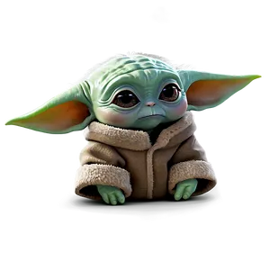 Baby Yoda Christmas Theme Png Wpg PNG image