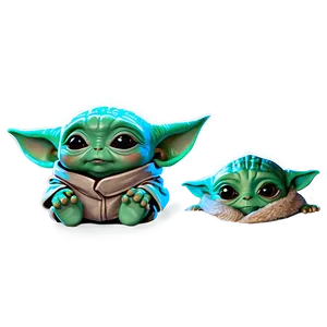 Baby Yoda Cute PNG Tva