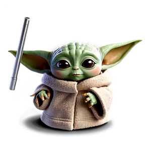 Baby Yoda Cute Pose Cartoon PNG 06252024 PNG