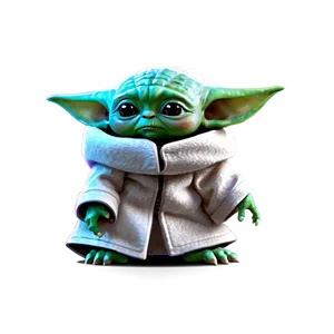 Baby Yoda Force Using Cartoon PNG 06252024 PNG
