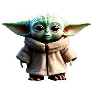 Baby Yoda Force Using Png 05062024 PNG image