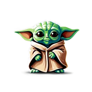 Baby Yoda Halloween Cartoon PNG Jco PNG