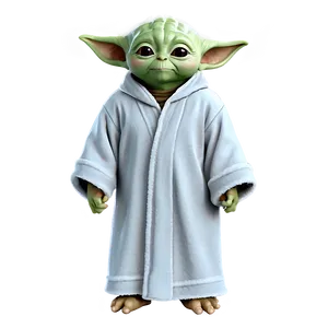 Baby Yoda In Robe Png Lwf29 PNG image
